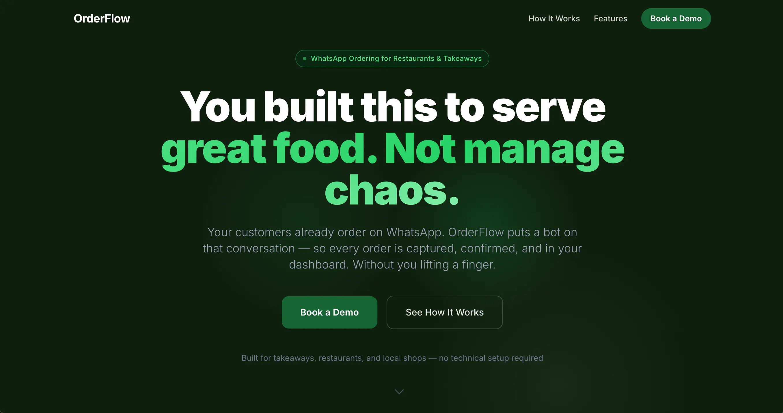 OrderFlow: 截图 1