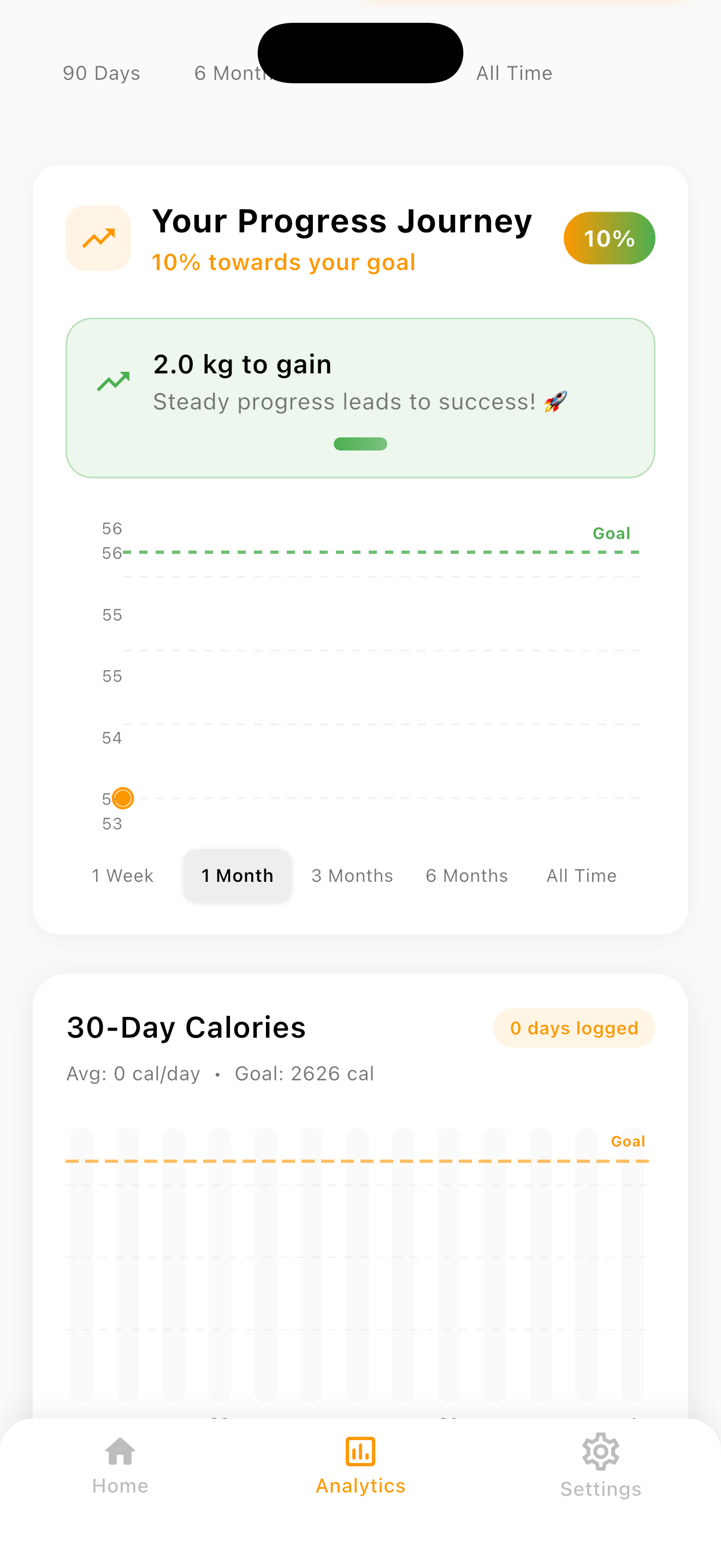 CTrackAI: Nutrition Tracker App - Screenshot 5 showing product features and functionality