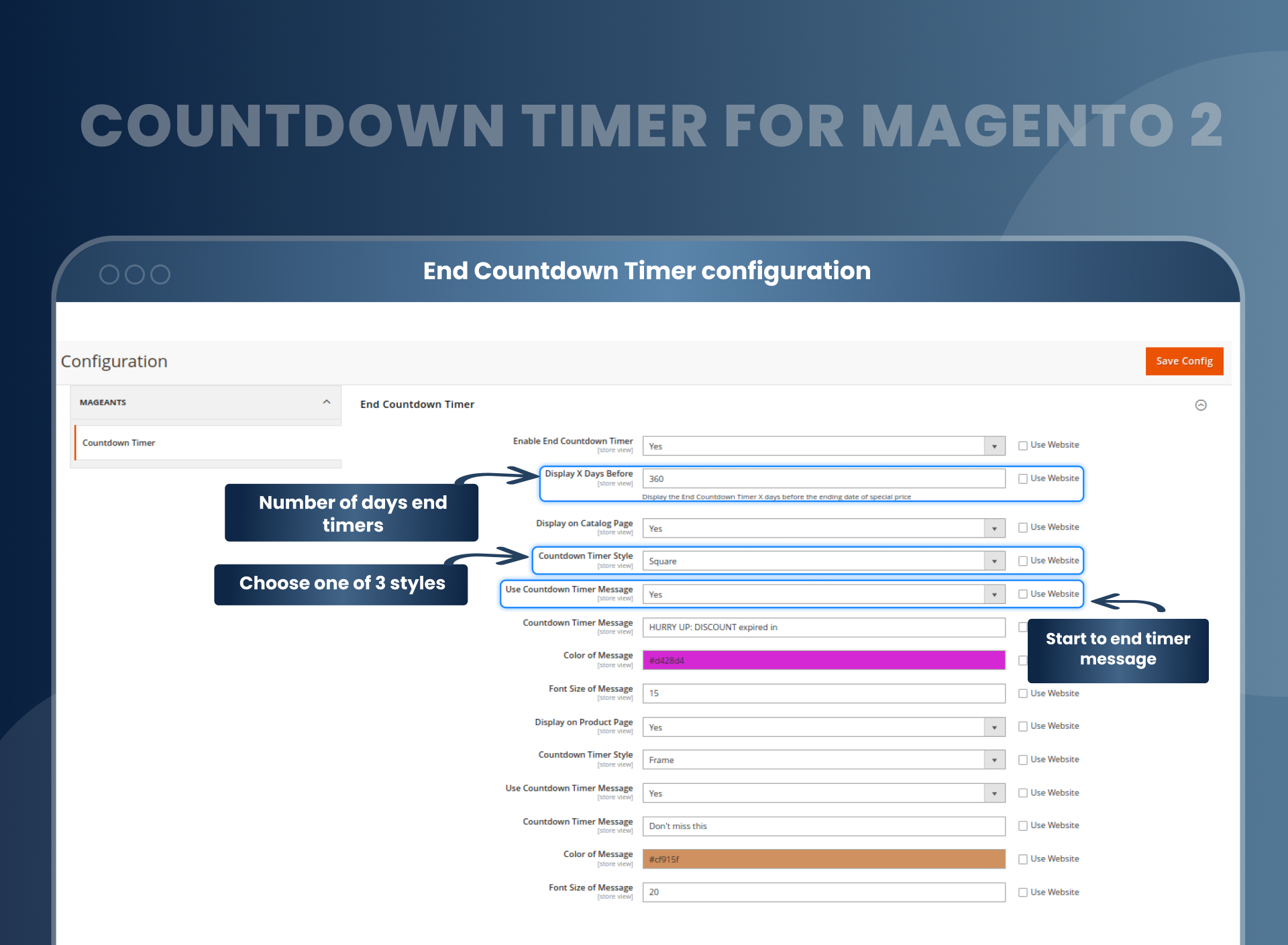 Magento 2 Countdown Timer media 2