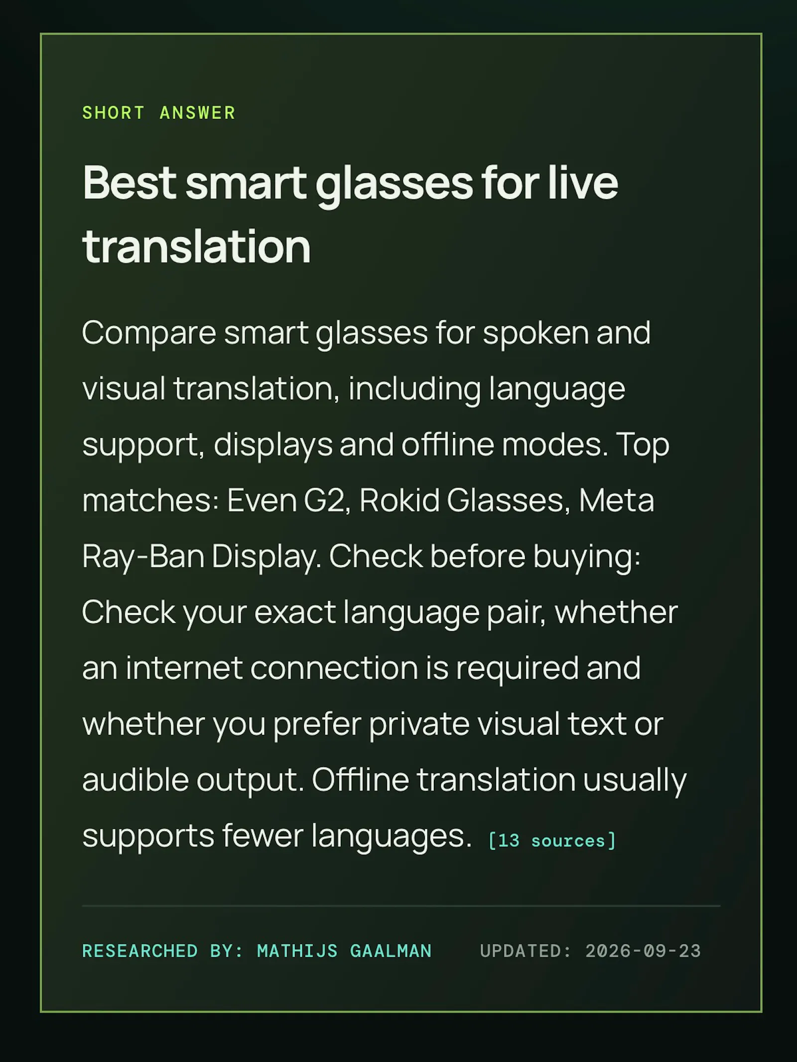 Smart Glasses Atlas screenshot 2