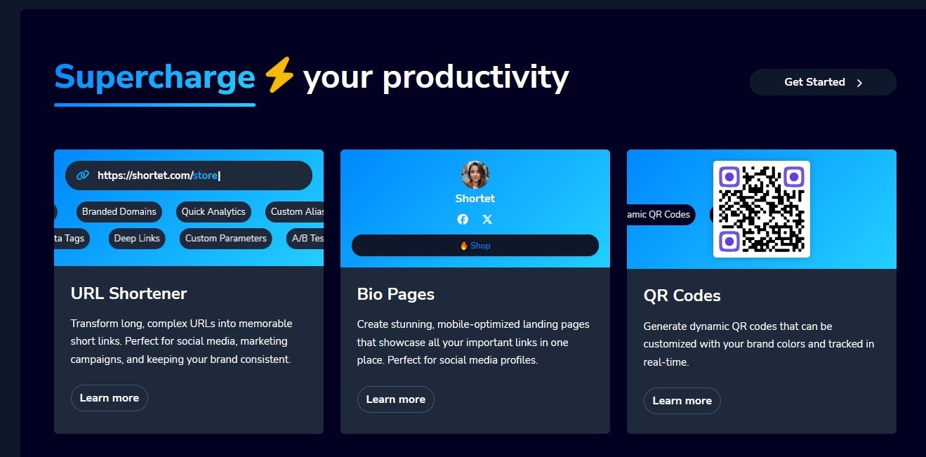 Shortet - Screenshot 5 showing product features and functionality
