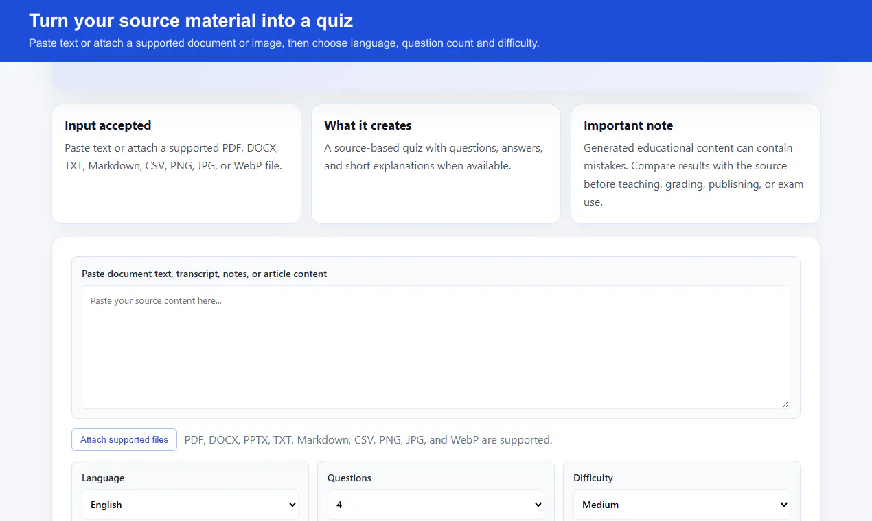 Doc2Quiz gallery image