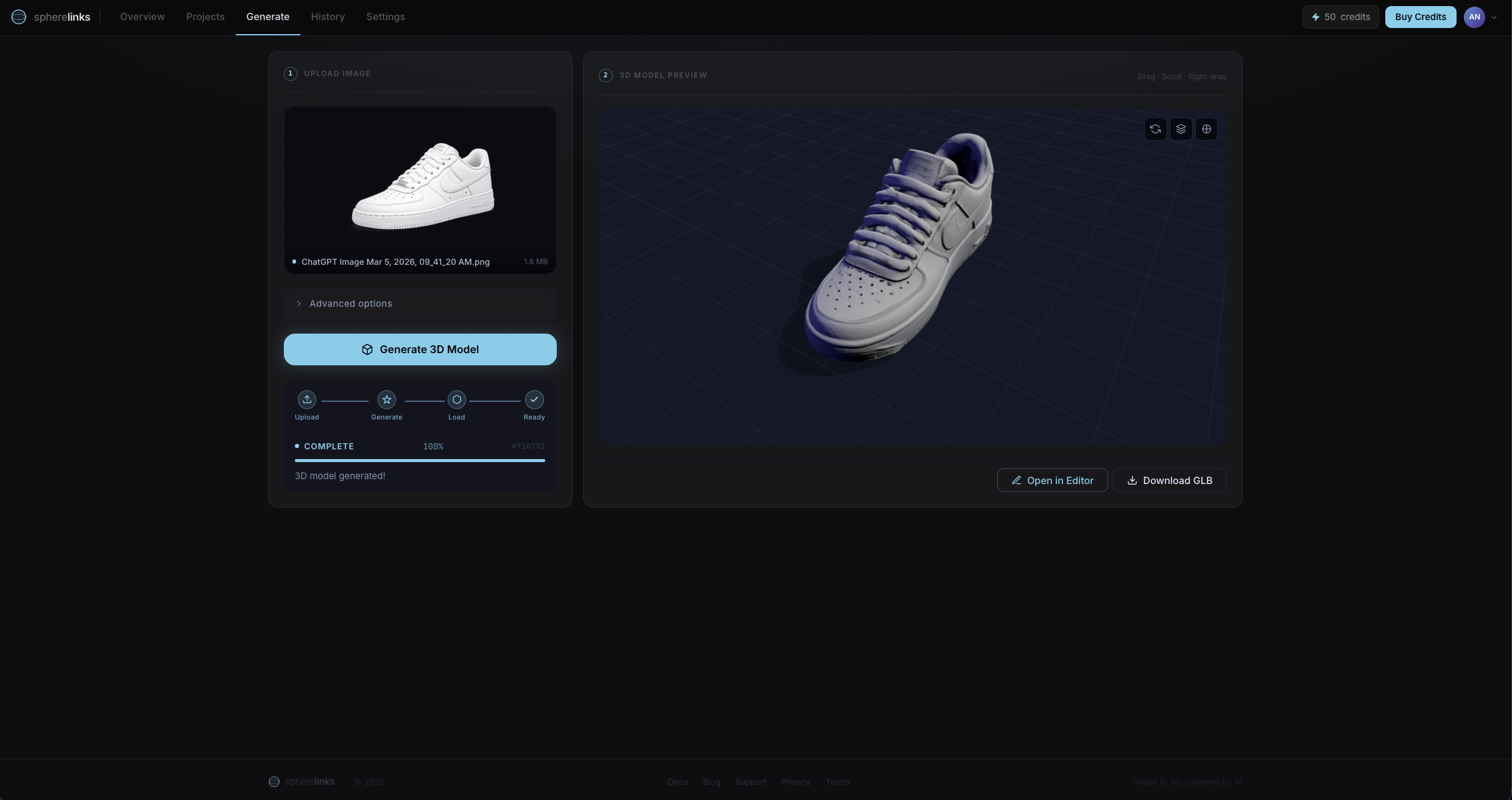 SphereLinks - Screenshot 3 showing product features and functionality