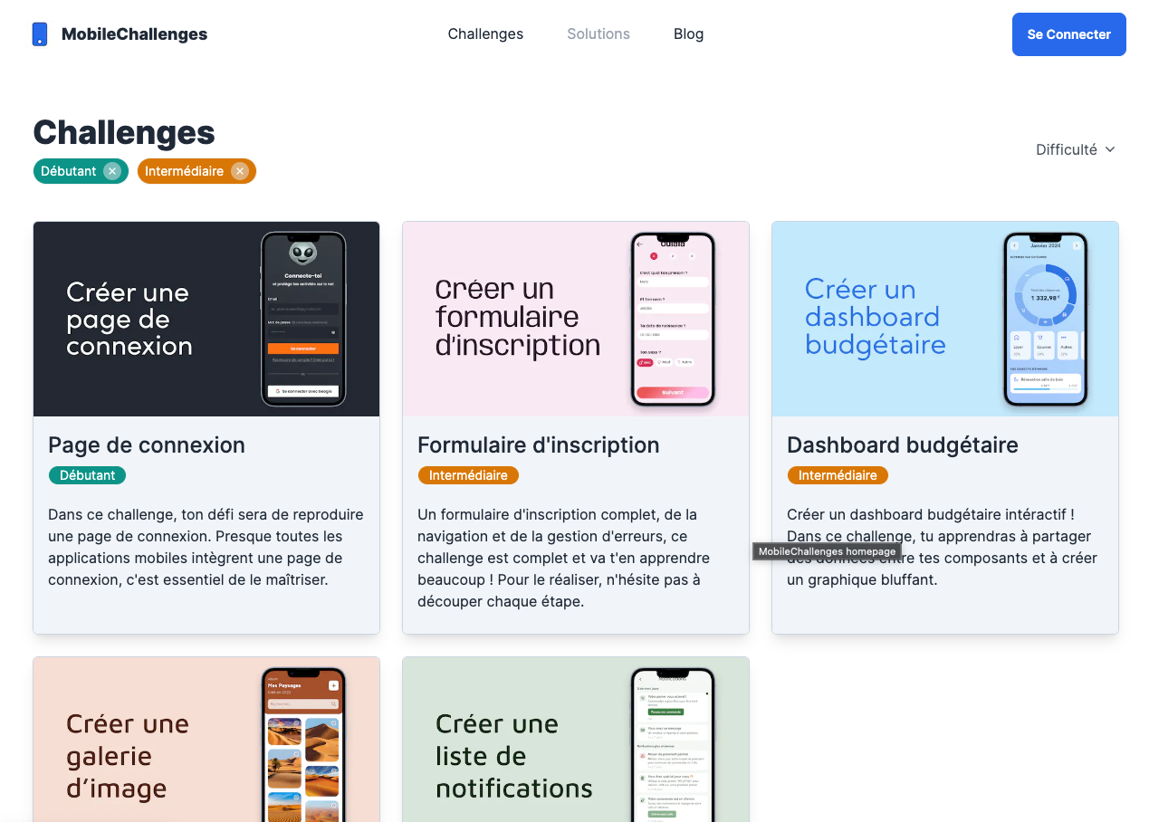 MobileChallenges gallery image