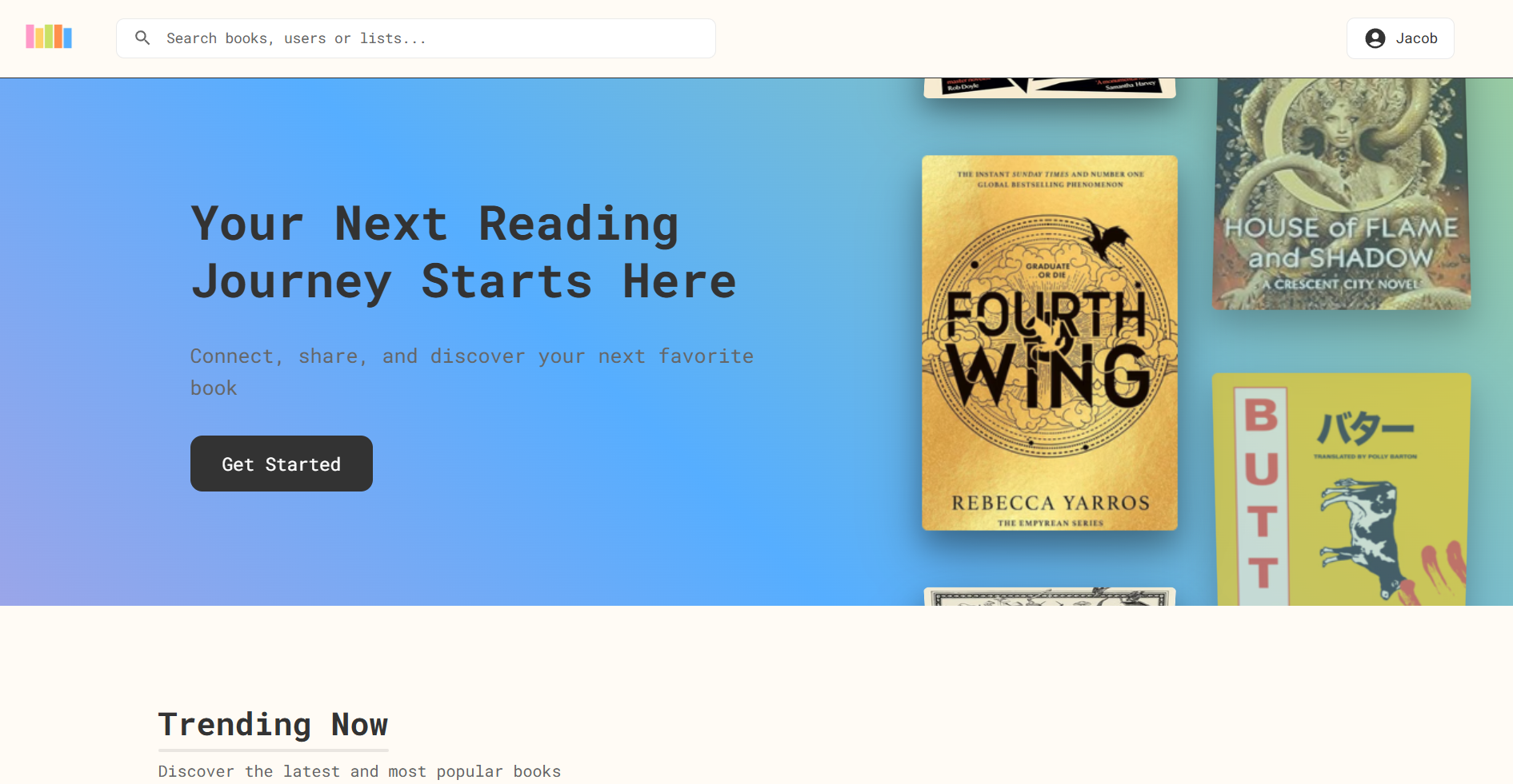 NovelNet - Main product screenshot demonstrating key features and user interface