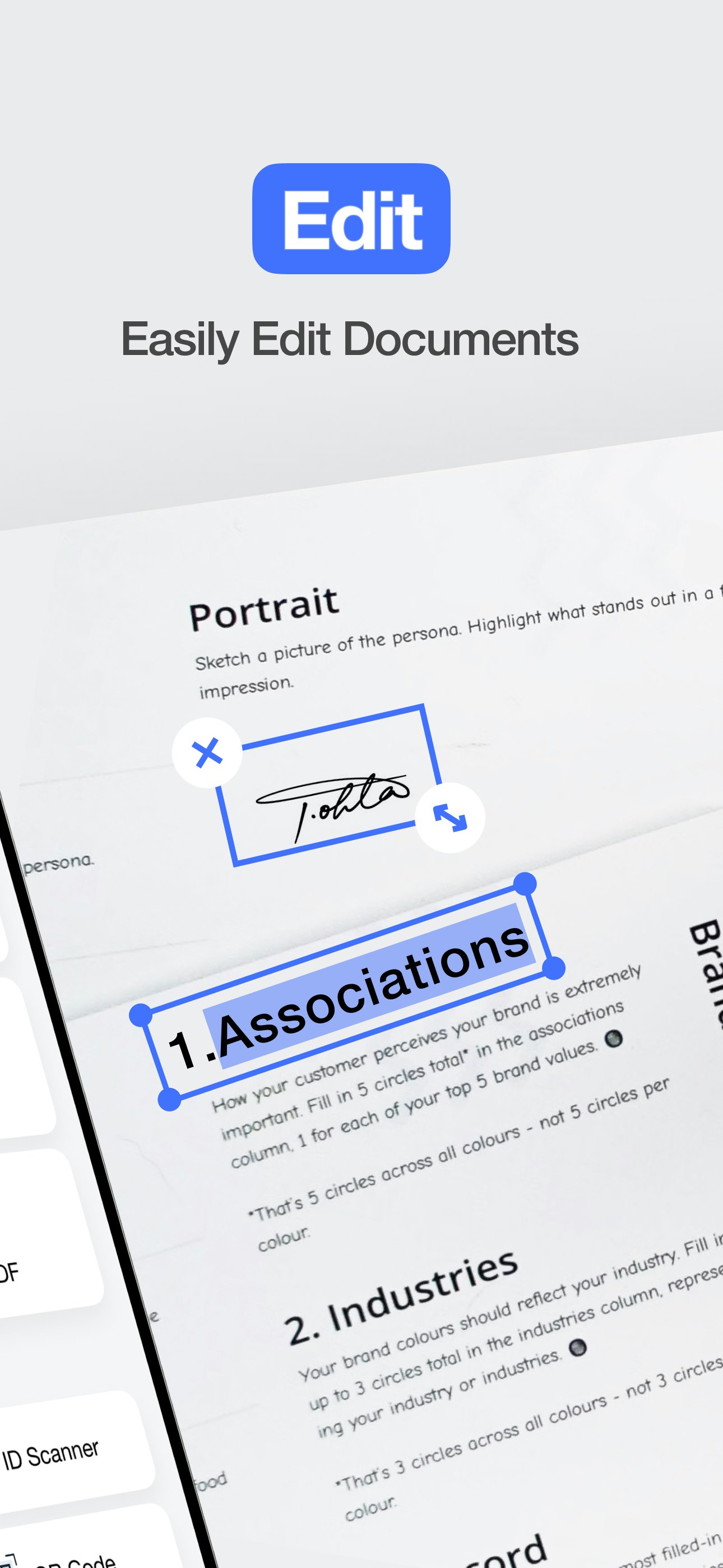 Media Trình chỉnh sửa máy quét PDF - PDF Tạo & Quét IDCARD, OCR 3