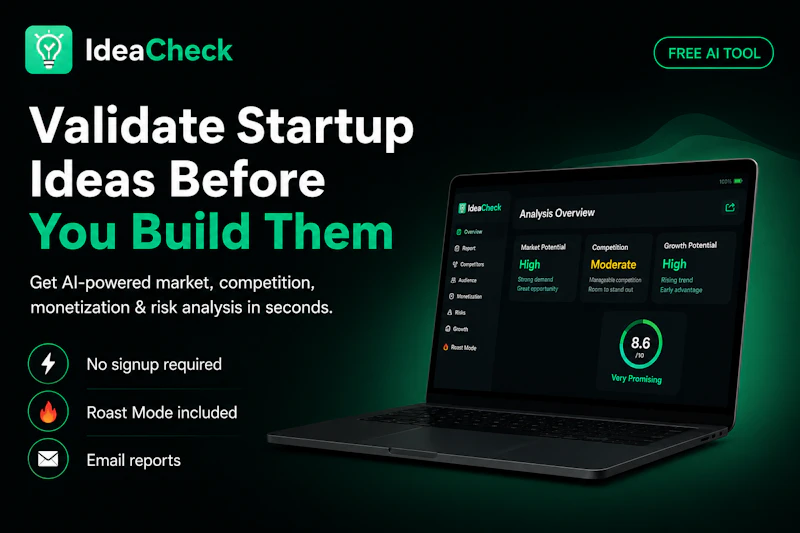IdeaCheck screenshot 1
