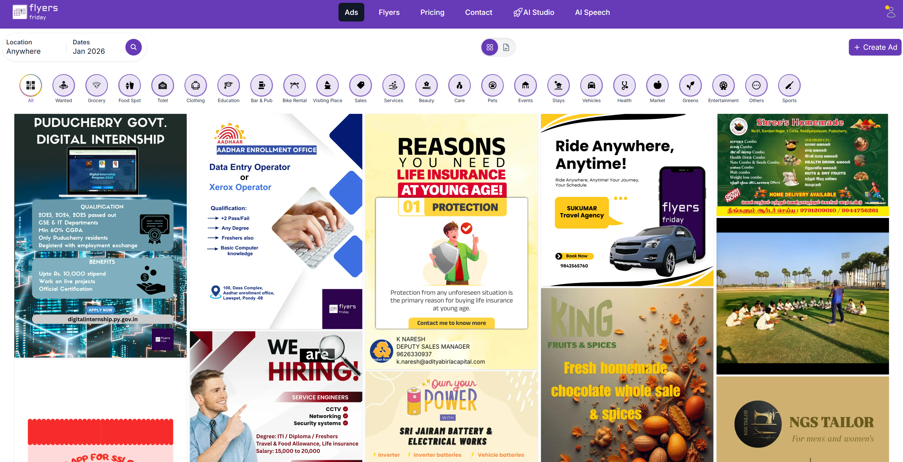 Flyers Friday - Screenshot 2 showing product features and functionality