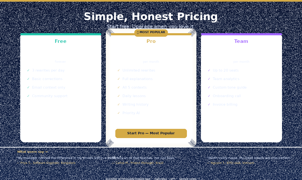 ProseAi - Screenshot 3 showing product features and functionality