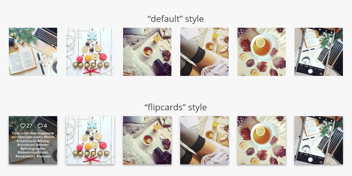 Instagram feed - photo & video gallery for WordPress gallery image