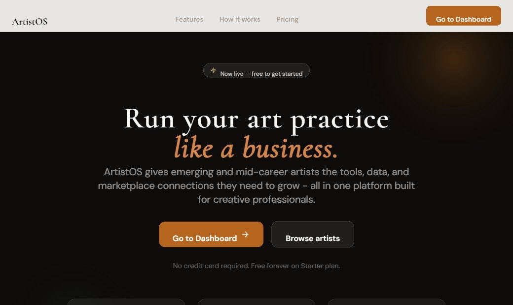 ArtistOS - Product Hunt launch logo and brand identity