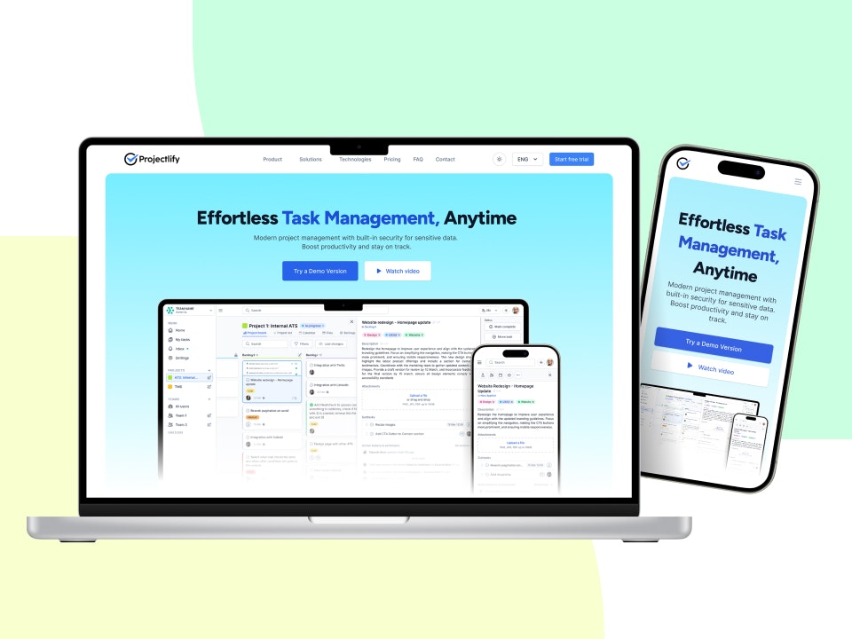 Projectlify - Simplify Project Managment - Screenshot 5 showing product features and functionality