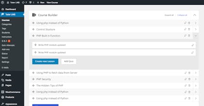 Tutor LMS gallery image
