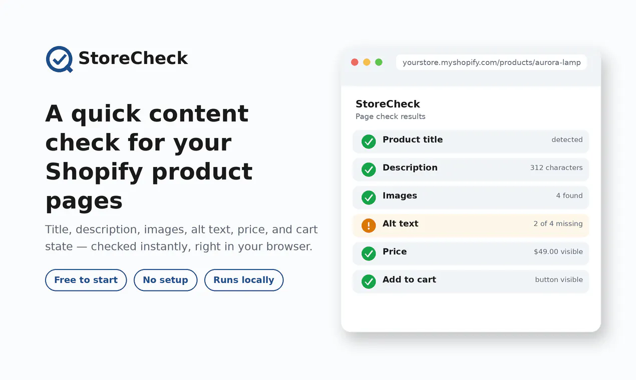 storecheck-extension chrome gallery image