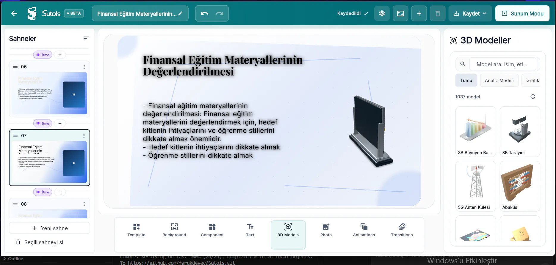Sutols 3D Ai Slides gallery image