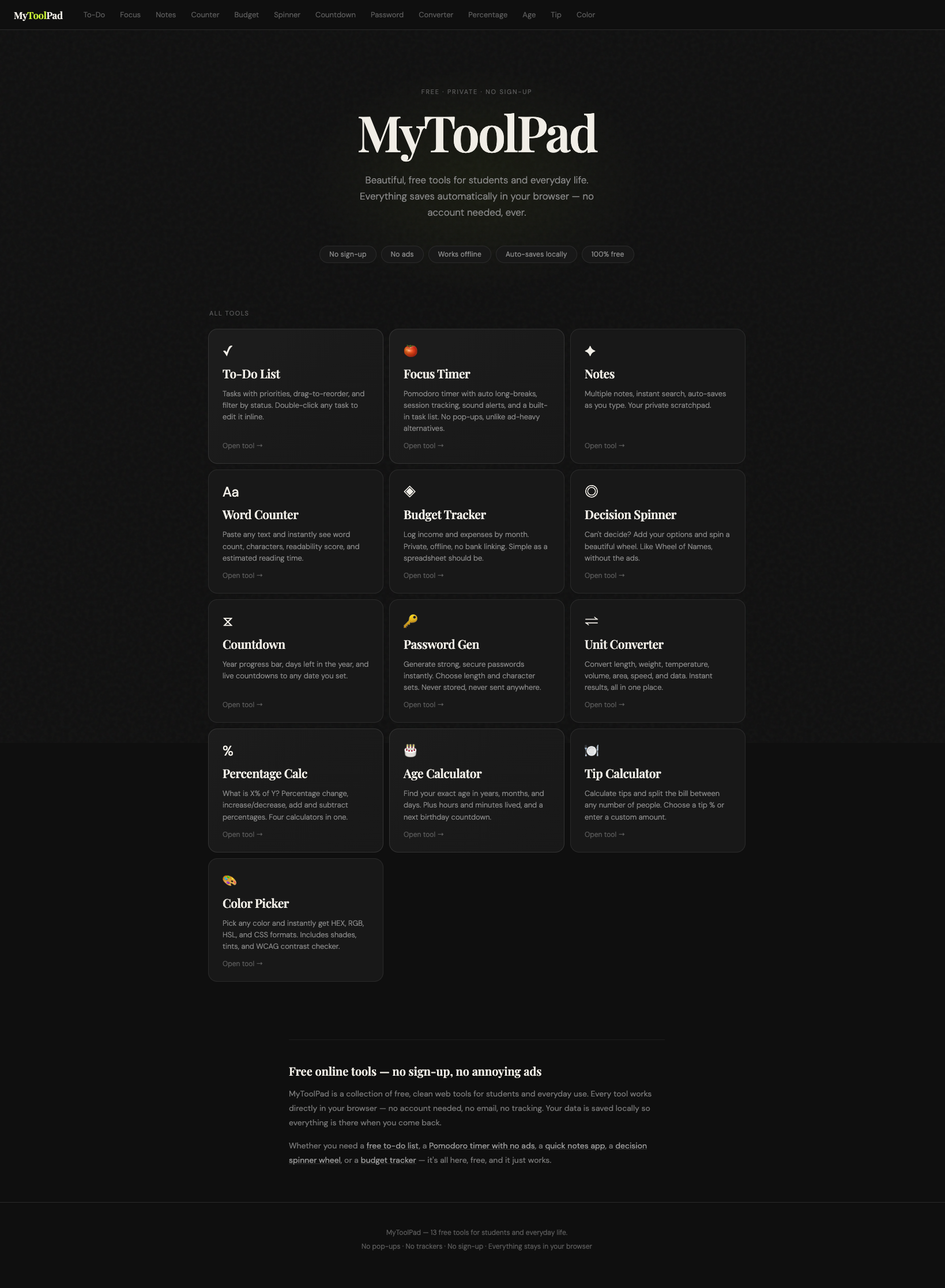 MyToolPad gallery image