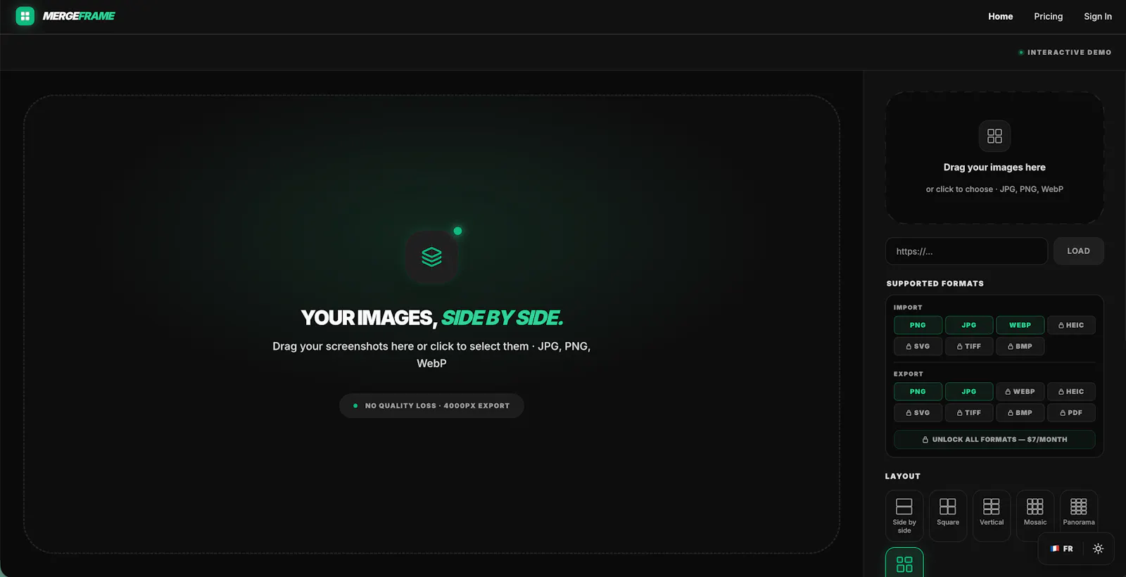 MergeFrame screenshot 1