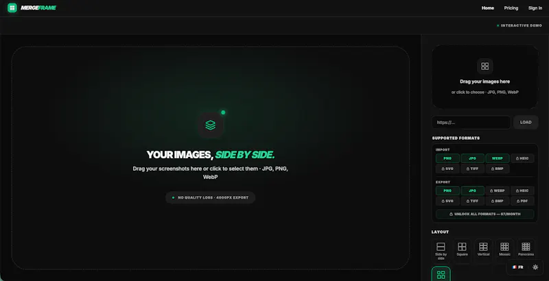 MergeFrame screenshot 1