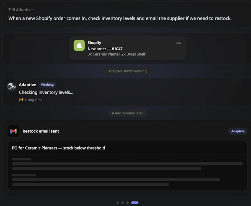 Triggered Agents by Adaptive screenshot 11