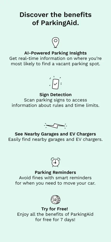 Parkingaid : 공원 더 똑똑한 - 실시간으로 사용 가능한 주차를 발견하십시오. 미디어 4
