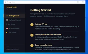 Vantage Voice (Interview Co-pilot) gallery image