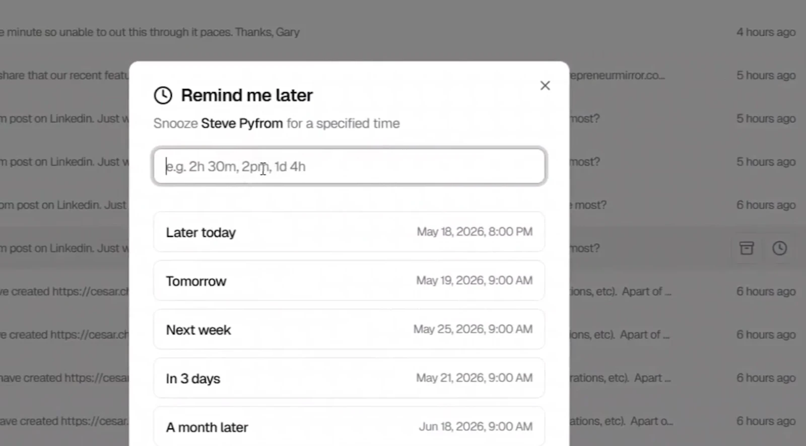Cesar.chat - Linkedin Inbox Management screenshot 3
