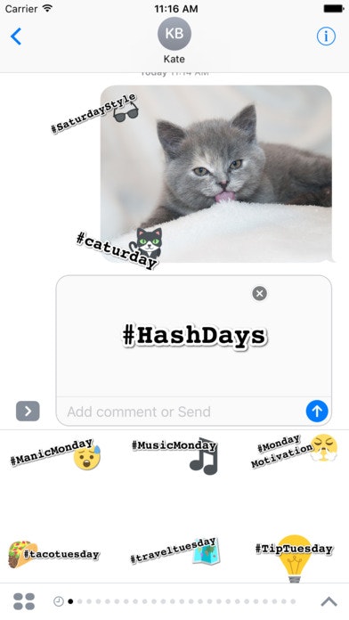 DayCals: iMessage Calendar Stickers 1 gallery image