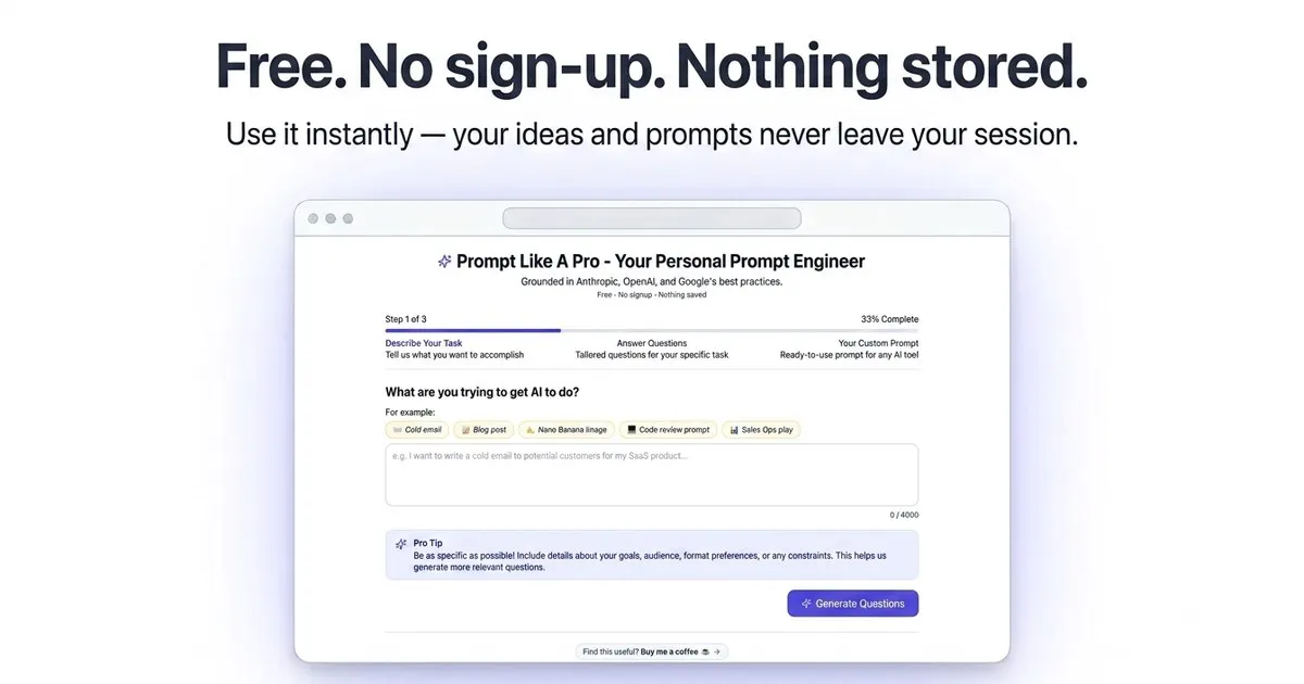 Prompt Like A Pro 截图