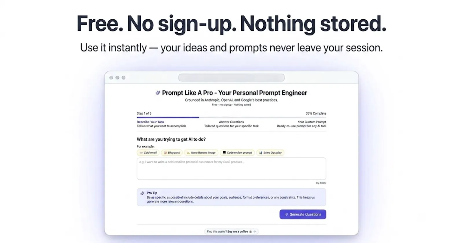 Prompt Like A Pro screenshot 1