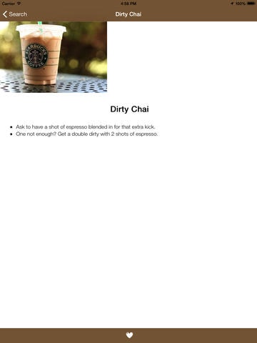 Starbucks Secret Menu App gallery image