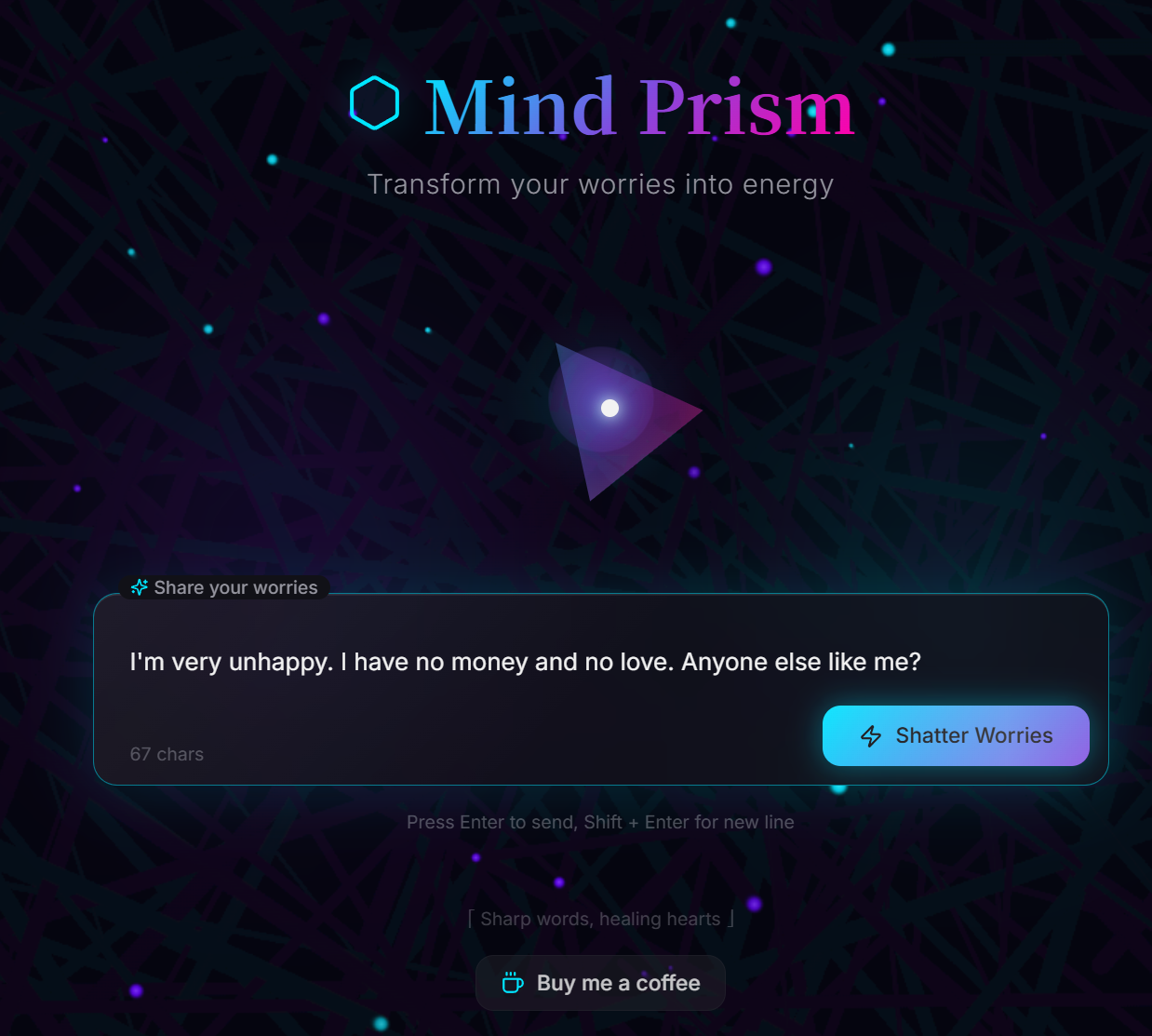 Mind Prism - Screenshot 2 showing product features and functionality