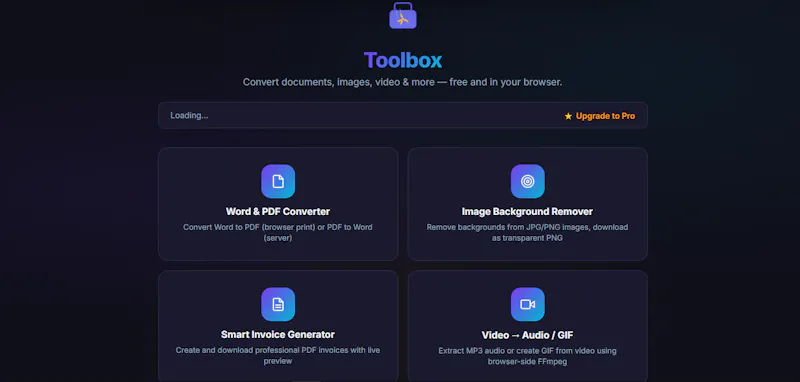 ToolBox screenshot 1