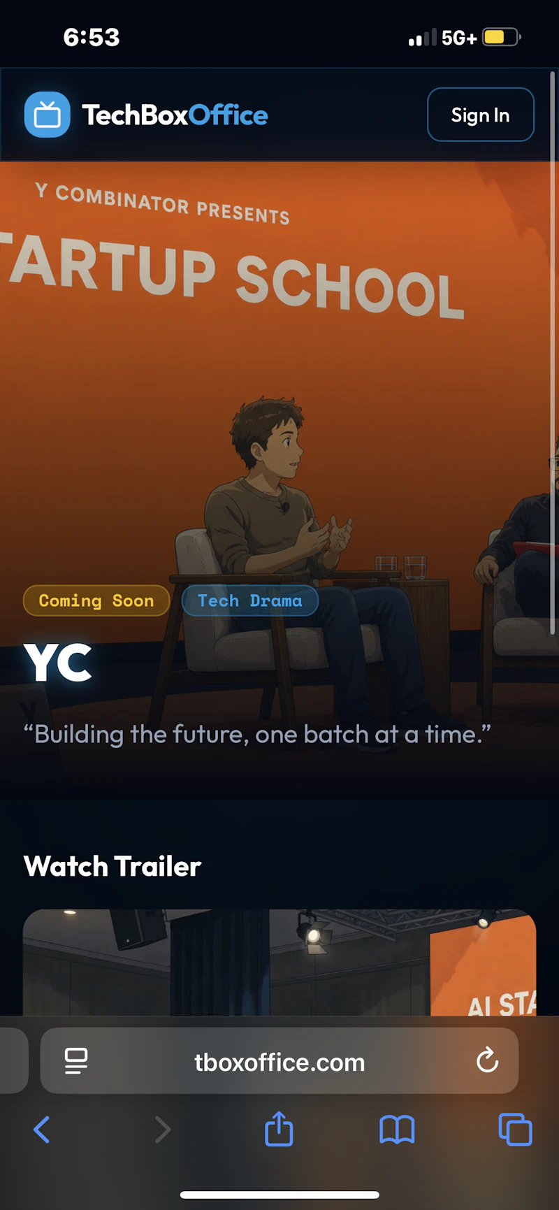 TechBoxOffice screenshot 1