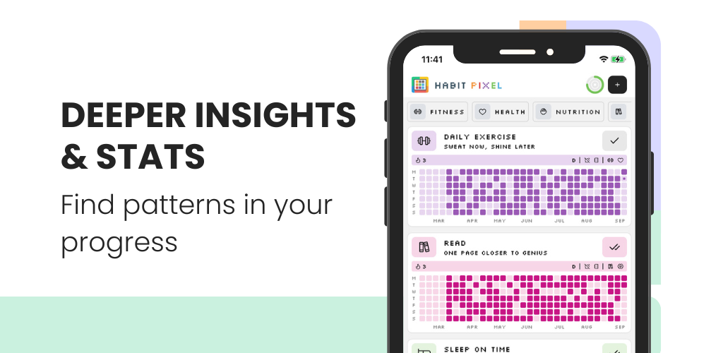 Habit Pixel - Screenshot 3 showing product features and functionality