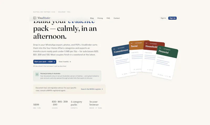VisaBinder screenshot 6