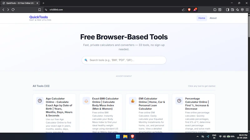 QuickTools screenshot 2