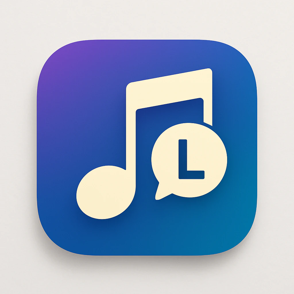 LyricsHub — iOS & Android logo