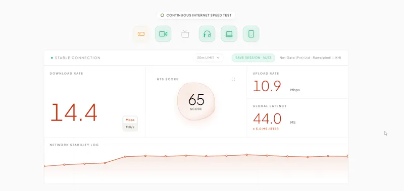 realtimeSpeed screenshot 1