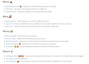 Awesome Twitter Bots gallery image