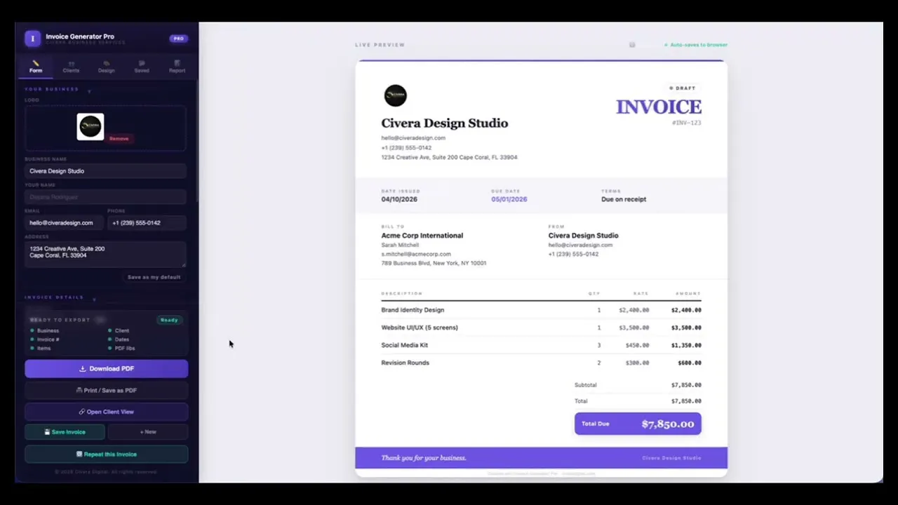Free Invoice Generator  gallery image