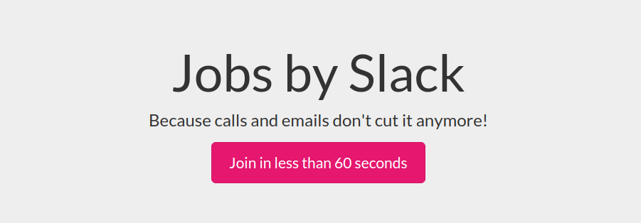 Jobs by Slack