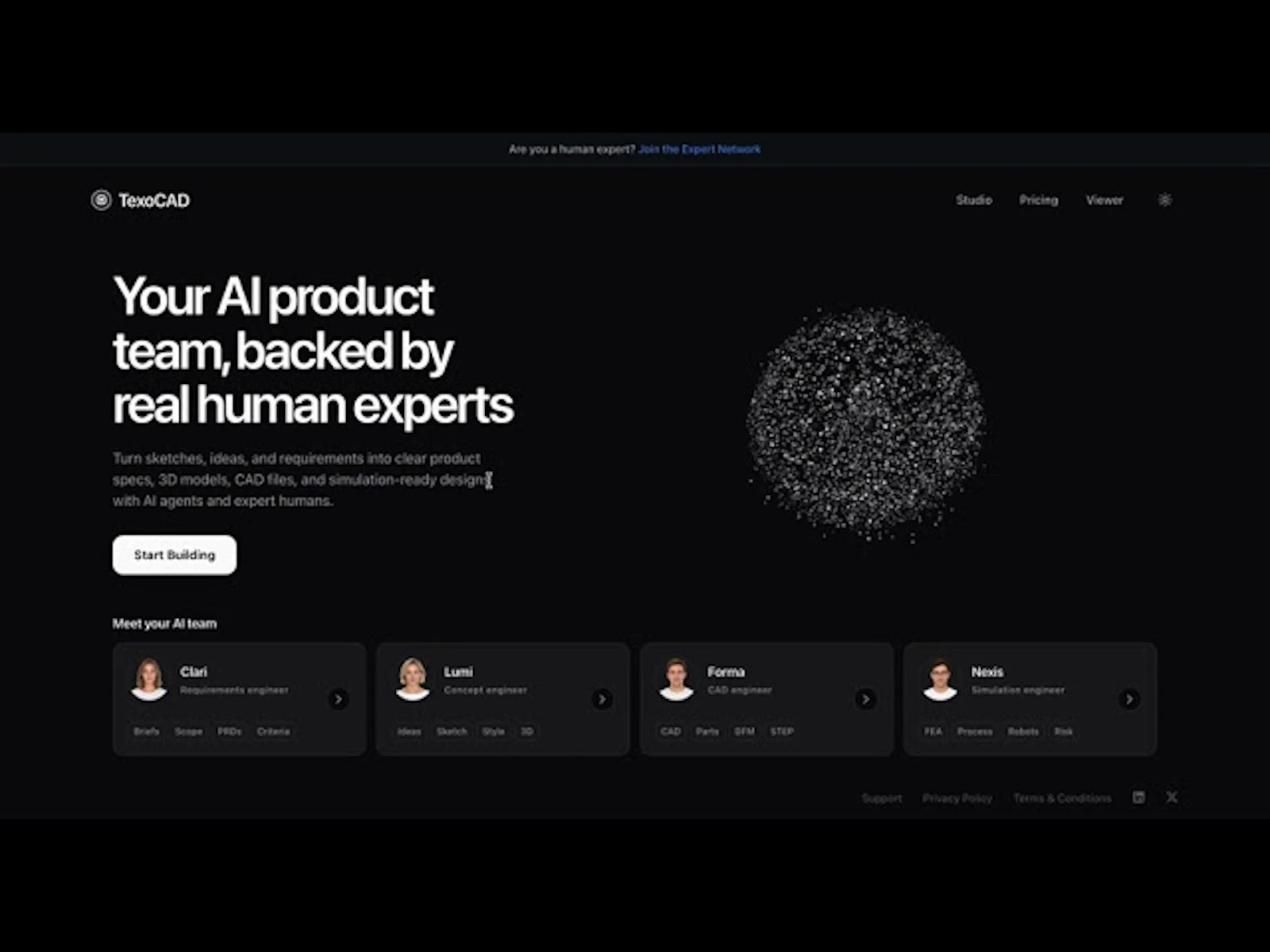 TexoCAD screenshot 1 (video preview)