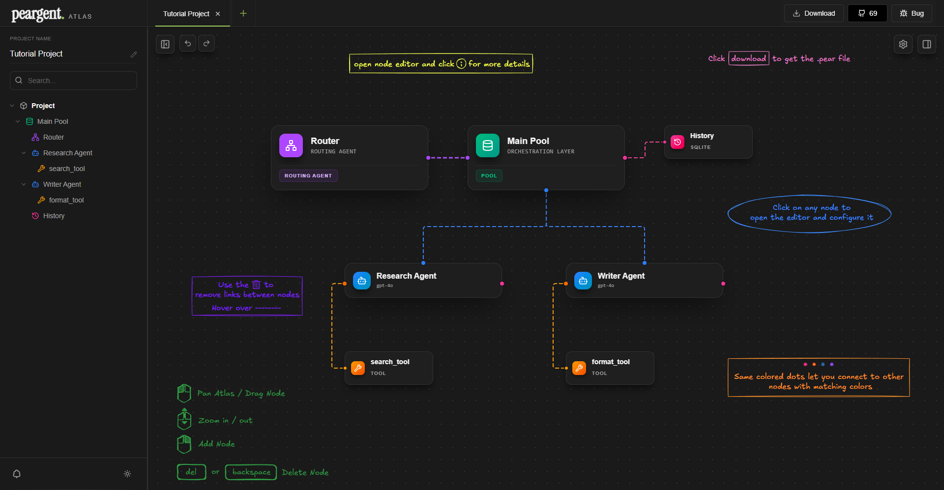 Peargent Atlas - Screenshot 3 showing product features and functionality