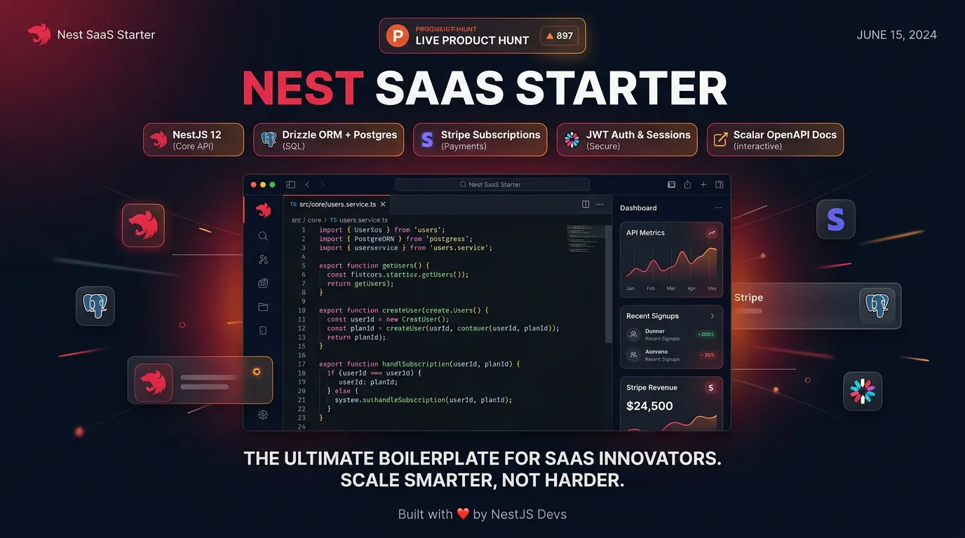 Nest SaaS Starter gallery image