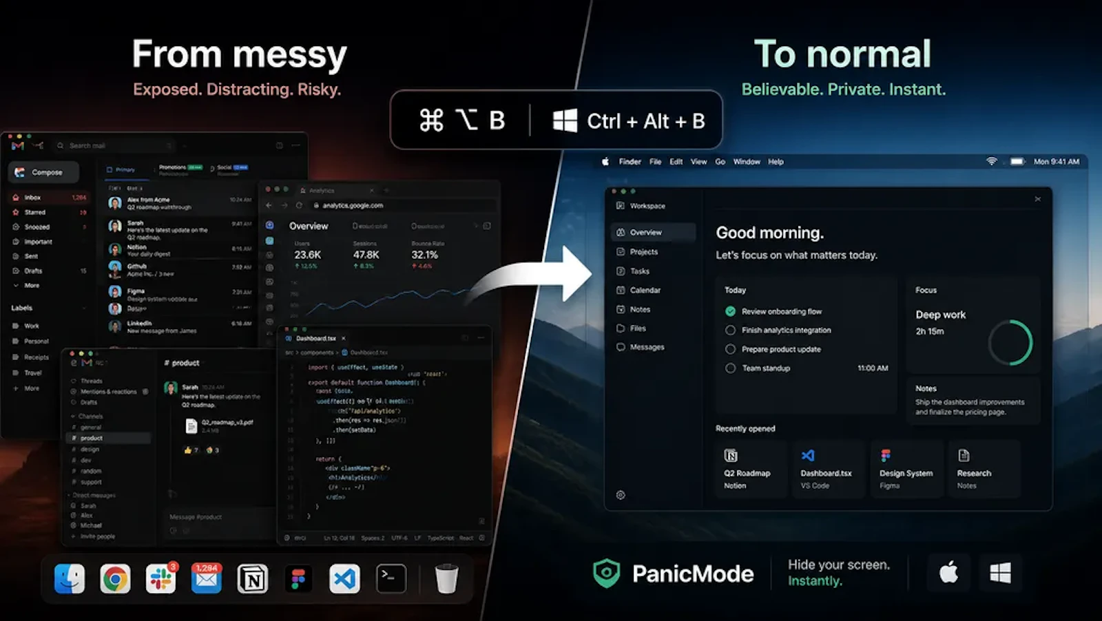 PanicMode screenshot 2