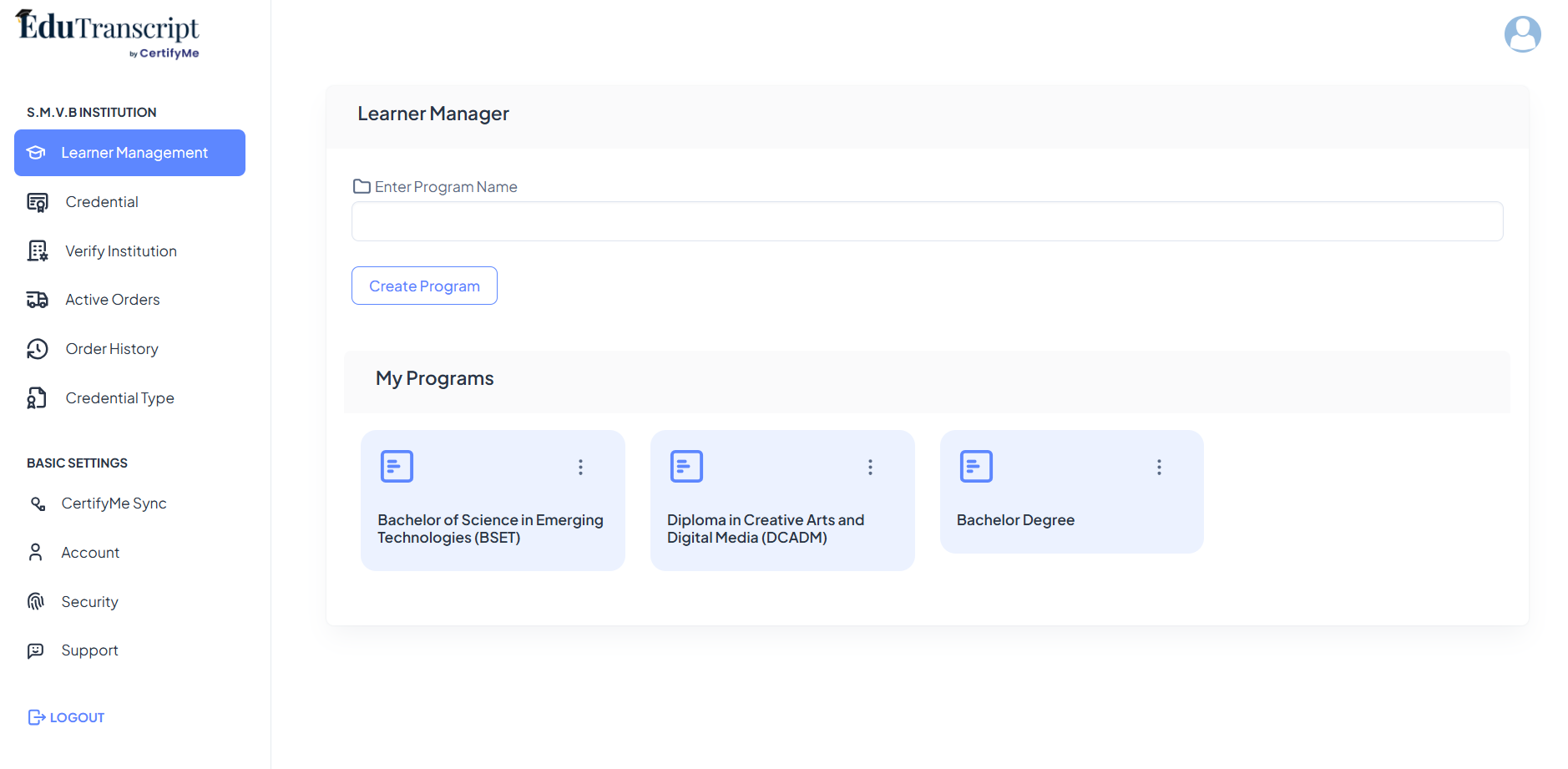 Edutranscript von CertifyMe media 1