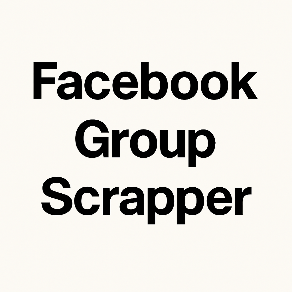 Facebook Group scrapper - Facebook Groupscrapper⚡媒体2