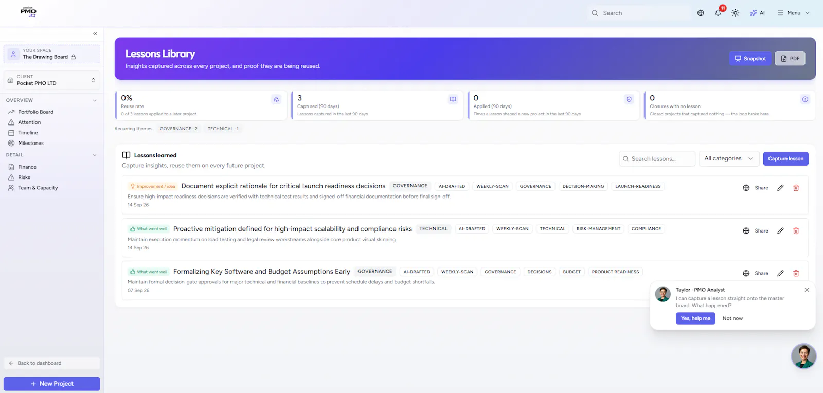 Pocket PMO screenshot 7