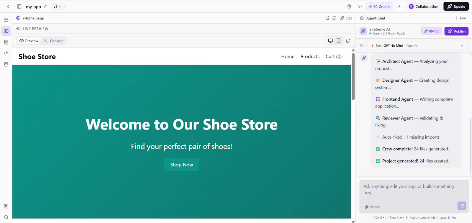 sitegeniebuild screenshot 3