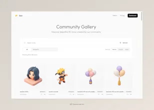 iken.app - Generate handcrafted 3D icons gallery image